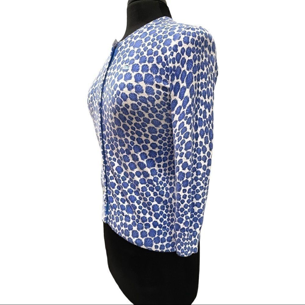 Vineyard Vines Seashell Button Front Crewneck Car… - image 5